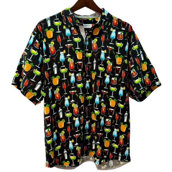 TOMMY BAHAMA Men's Veracruz Cay All Nighter Short Sleeve Woven Shirt - XL - Picture 9 of 13